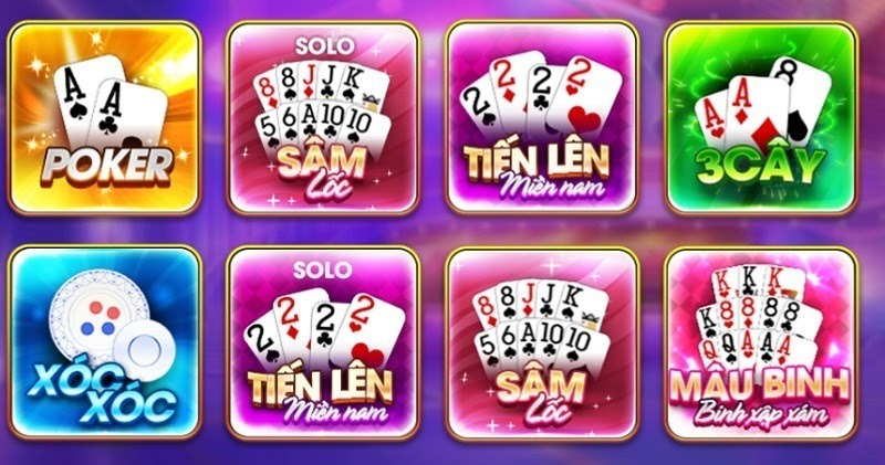 Game bài đổi thưởng tại Bay247 có những gì?