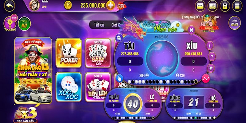 Tài xỉu Bay247 là hình thức cá cược dựa vào kết quả của ba con xúc xắc